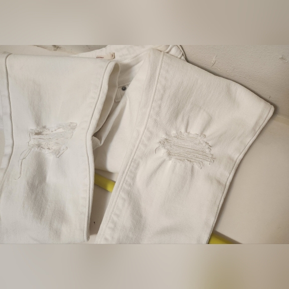 Levi's 711 Skinny Jeans White Sz 26 - Picture 3 of 10